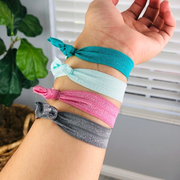 100 ELASTIC HAIR TIES / SCRUNCHIES / - Picture 4 of 5